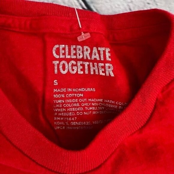Christmas Santa Theme Humor Tees His & Hers Holiday Tees, red short slv  Small - Picture 6 of 7
